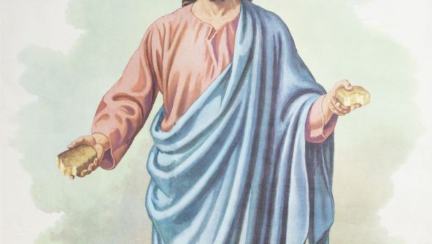 Jezus łamie chleb