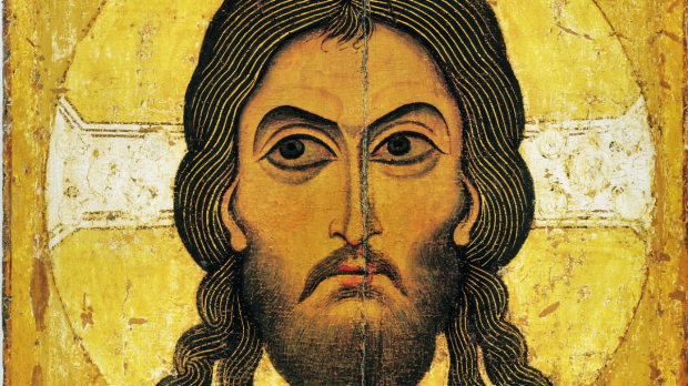 "The Saviour Not Made by Hands", a Novgorodian icon from c. 1100 based on a Byzantine model