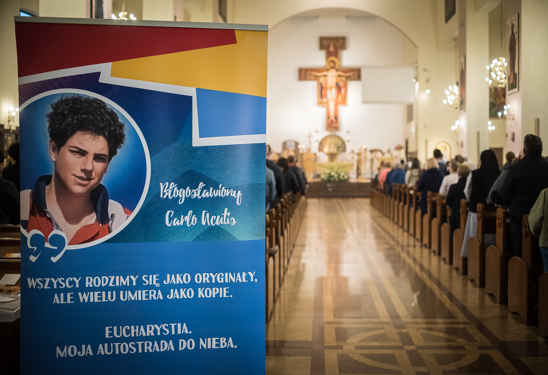 peregrynacja relikwii bł. Carlo Acutisa w Warszawie