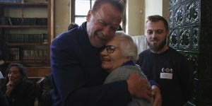 Arnold Schwarzenegger odwiedził Auschwitz. Spotkał się m.in. z byłą więźniarką
