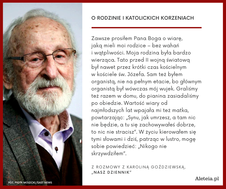[GALERIA] Franciszek Pieczka o cudach, niebie i śmierci. Żegnamy wybitnego aktora