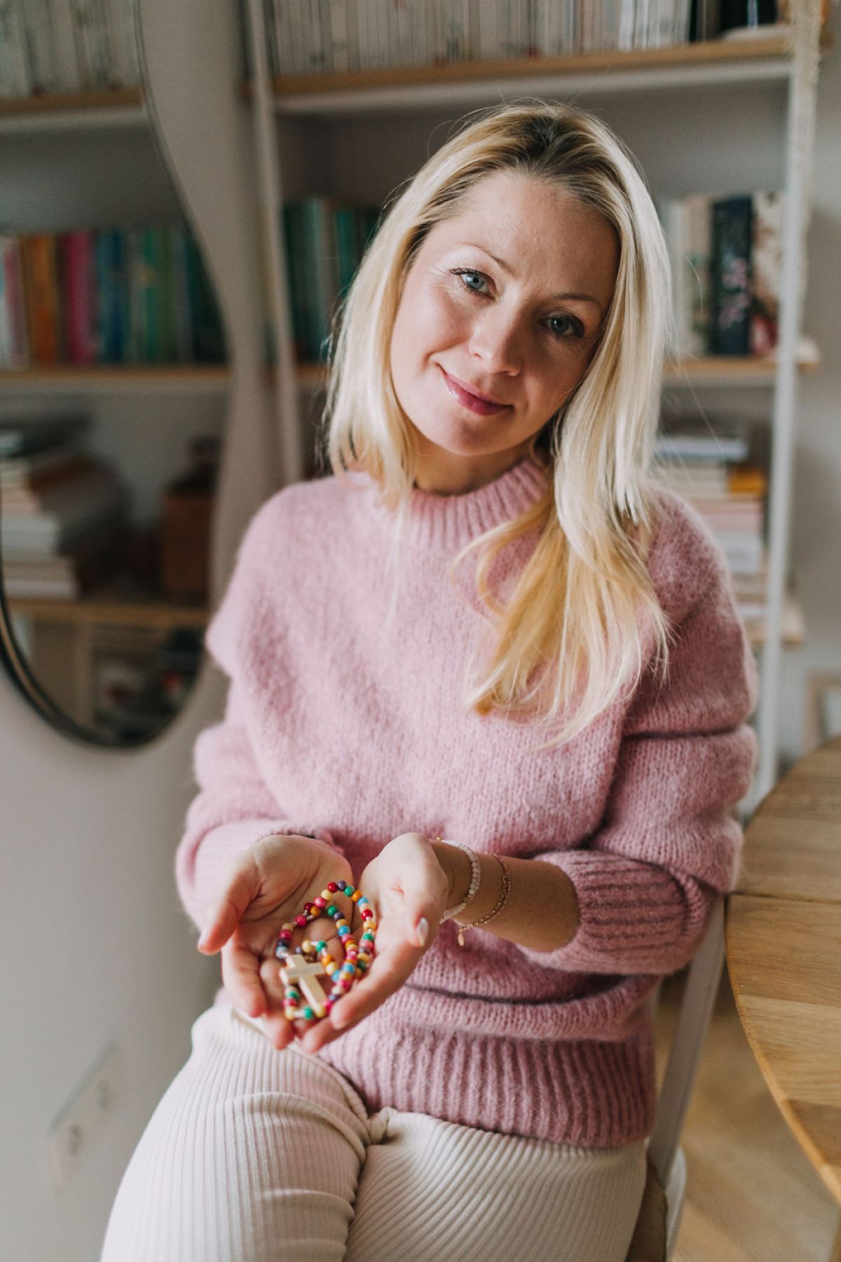 Kasia Olubińska o różańcu