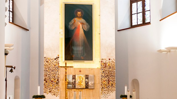 Pierwszy obraz Jezusa Miłosiernego w Wilnie