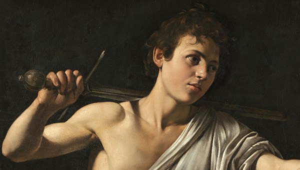 Dawid na obrazie Caravaggia