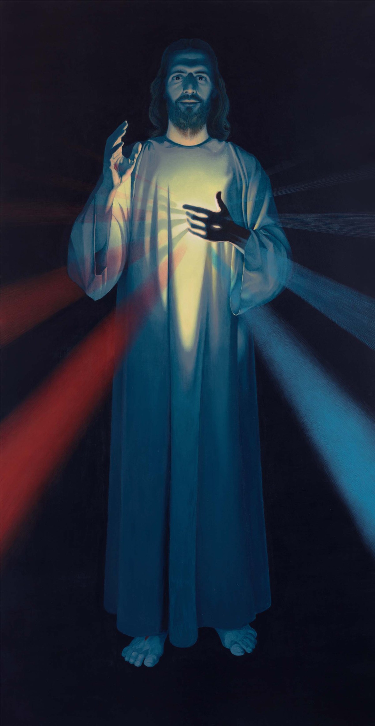 [GALERIA] Jezus Miłosierny w trójwymiarze. „Chciałem pokazać, że On jest źródłem światła”