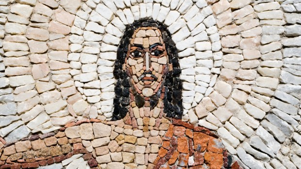 mozaika z Jezusem Chrystusem