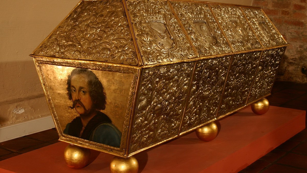Sarkofag Piotra Adama Opalińskiego w Muzeum Zamek Opalińskich w Sierakowie
