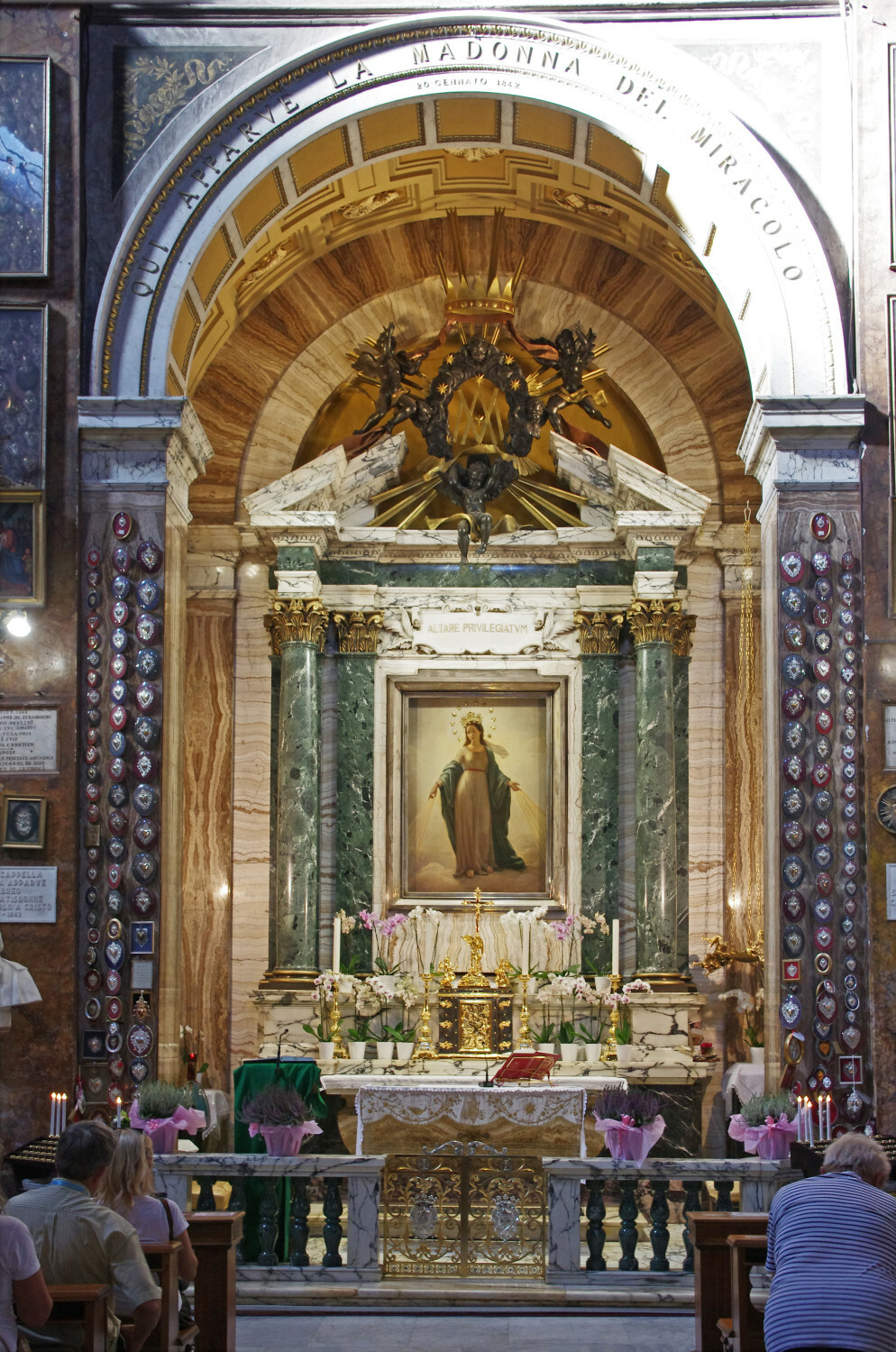 Kaplica Cudownej Madonny w bazylice mniejszej św. Andrzeja della Fratte