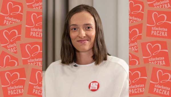 Iga Świątek zachęca do udziału w Szlachetnej Paczce