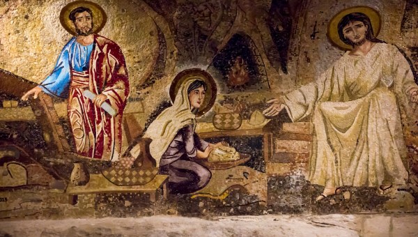 Święta Rodzina w swoim domu w Nazarecie