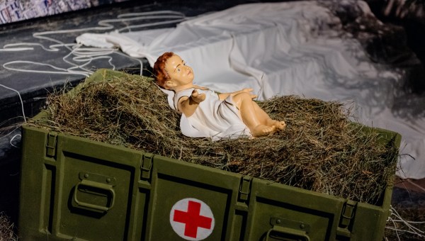 Szopka w bazylice archikatedralnej św. Jana w Warszawie