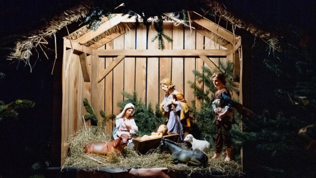 Szopka w kościele wizytek w Warszawie
