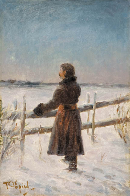 [GALERIA] Boże Narodzenie w malarstwie. Wyprawa po choinkę, pierwsza gwiazdka, kolędnicy…