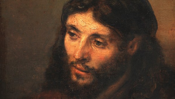 Głowa Chrystusa - fragment obrazu Rembrandta