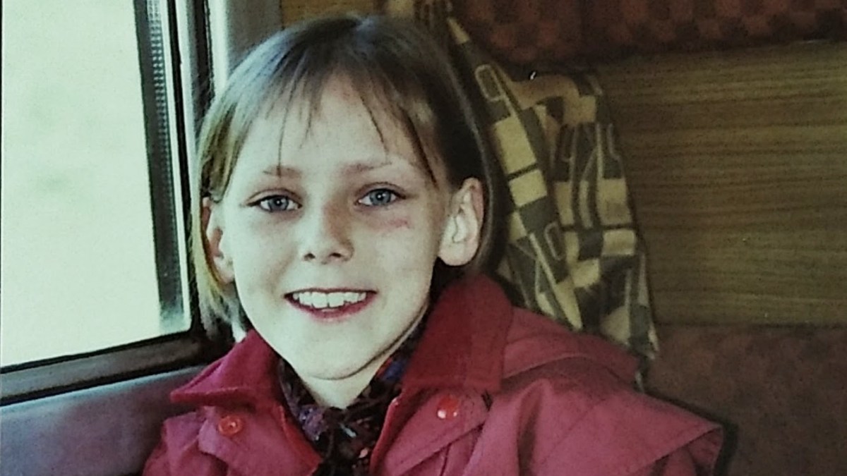 Helena Kmieć w dzieciństwie