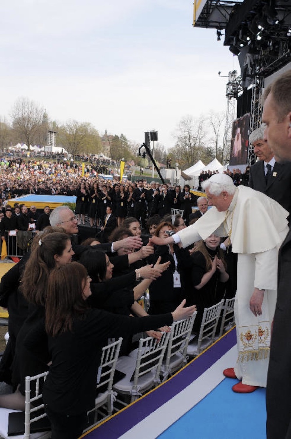 Chris Vath with Benedict XVI