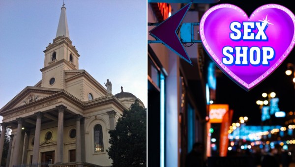 Kościół i sex shop