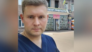 Denys Hajduk, chirurg z Azowstala