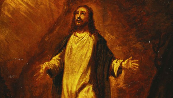 Jezus Chrystus modlący się w ogrodzie Getsemani