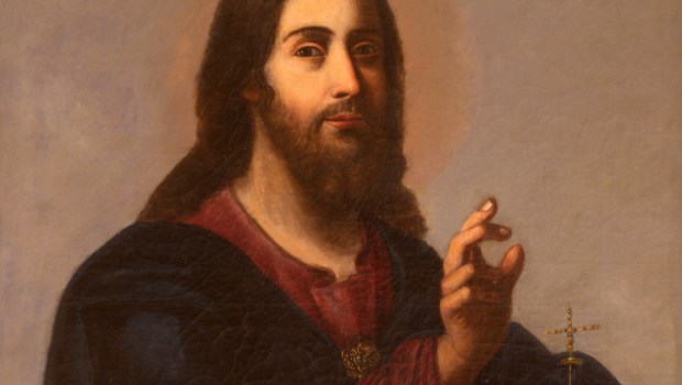 Jezus Chrystus na obrazie w Barcelonie