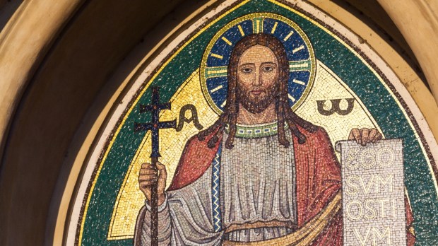 Jezus Chrystus - mozaika w Pradze