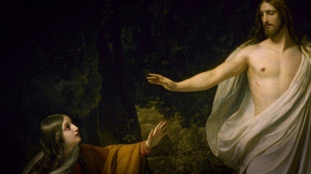 Zmartwychwstały Jezus ukazuje się Marii Magdalenie