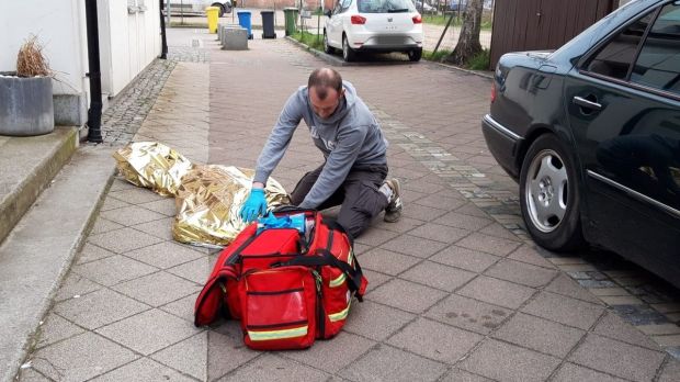 Nastolatkowie uratowali mężczyznę w Pruszczu Gdańskim