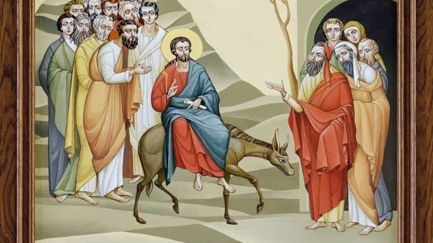 Jezus Chrystus wjeżdża do Jerozolimy