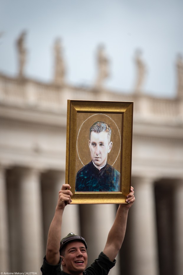 a group of believers from poland - blessed Stefan Wincenty Frelichowski