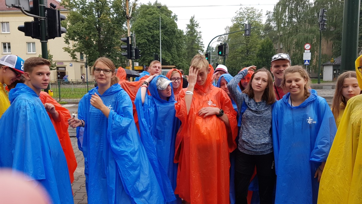 Młodzież podczas Światowych Dni Młodzieży w Krakowie