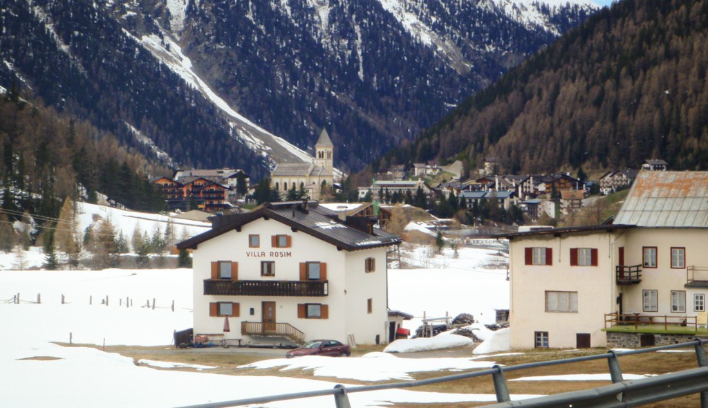 Miejscowość Sulden we włoskich Alpach