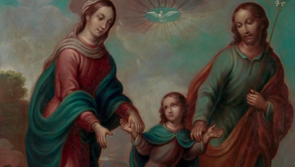 The Holy family returns from Egypt