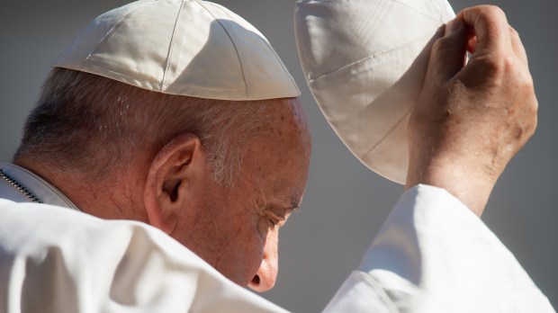 Pope Francis during his weekly general audience June 07 2023