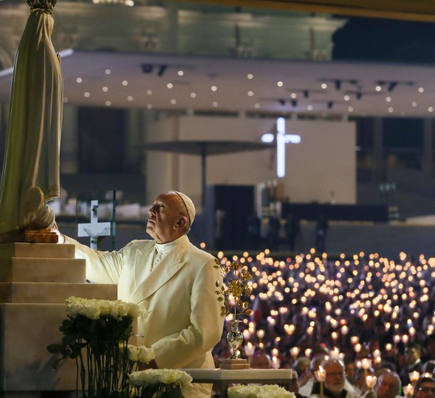 Papież Franciszek w Fatimie