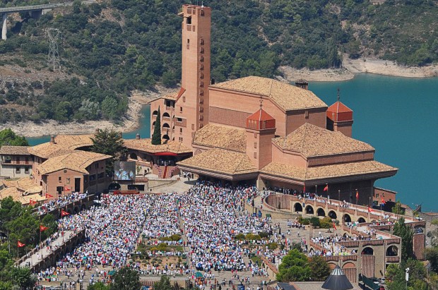 Sanktuarium w Torreciudad w północnej Hiszpanii