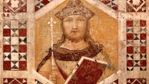 Król Salomon - fresk