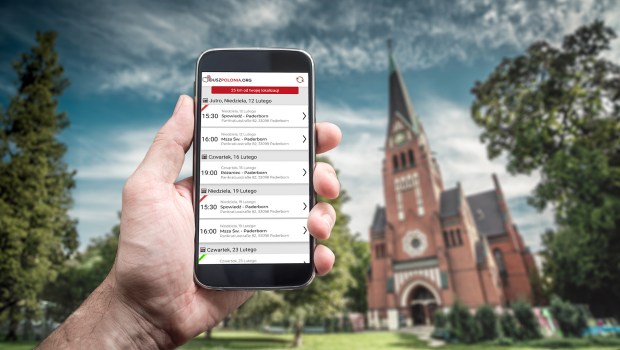 Aplikacja do wyszukiwania mszy świętych po polsku - duszpolonia.org