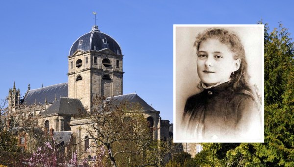 Bazylika Notre-Dame w Alençon we Francji - miejsce chrztu św. Teresy od Dzieciątka Jezus