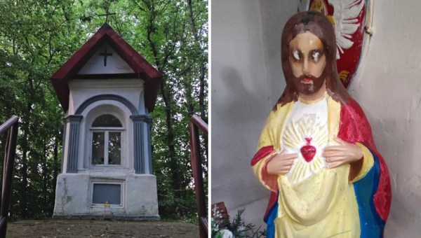 Profanacja kapliczki w Żuklinie na Podkarpaciu