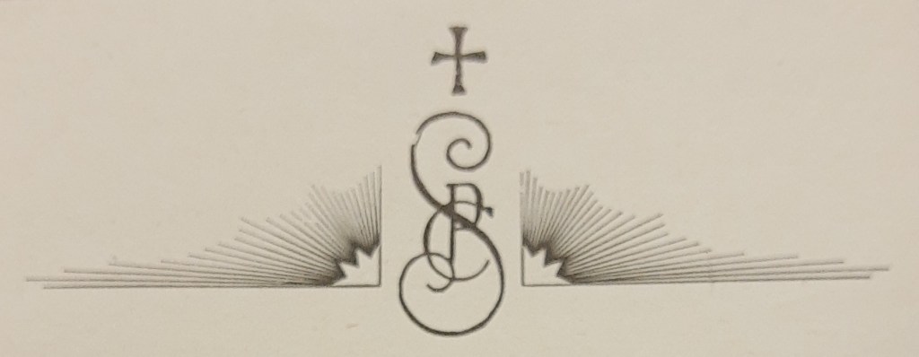 Logo Zgromadzenia Sióstr Misjonarek św. Piotra Klawera w roku 1912