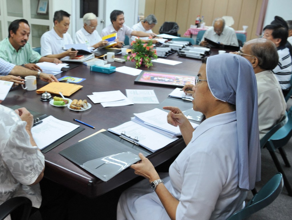 S. Theresa Seow w trakcie spotkania Inter-Religious Organisation