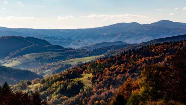 Widok na Beskidy