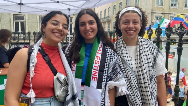 Pielgrzymi z Betlejem na Światowych Dniach Młodzieży w Lizbonie