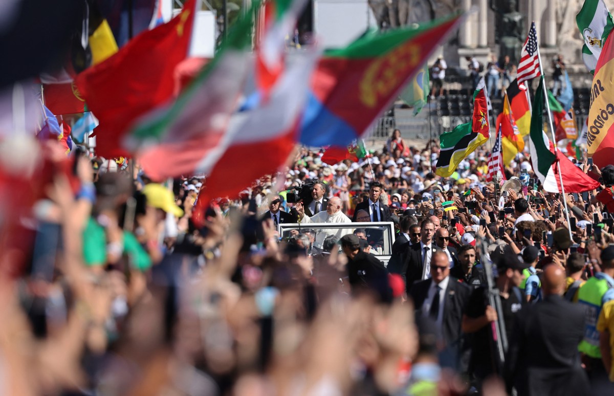 [GALERIA] ŚDM w Lizbonie: ceremonia powitania papieża Franciszka