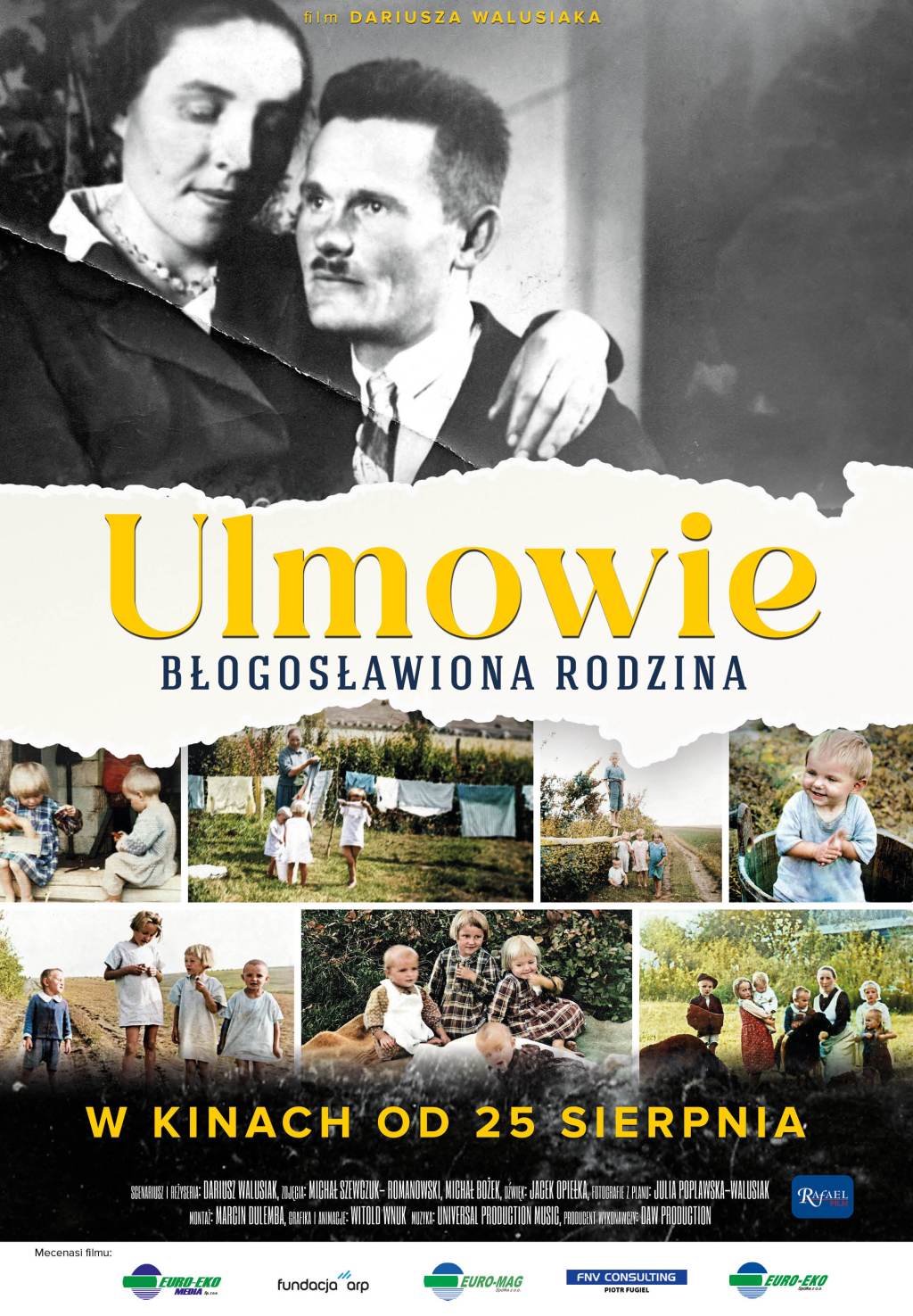 Plakat filmu „Ulmowie. Błogosławiona rodzina”.