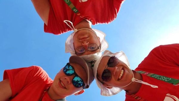 Radosna młodzież na ŚDM 2023