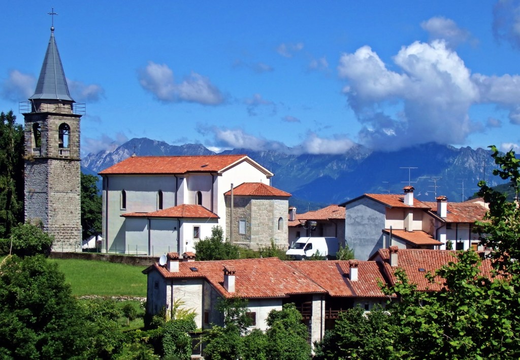 Porzus - malá dedinka na hranici Talianska a Slovinska