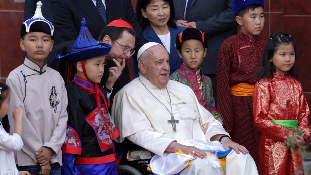 MONGOLIA-VATICAN-DIPLOMACY-RELIGION-POPE-AFP