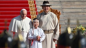 MONGOLIA-VATICAN-DIPLOMACY-RELIGION-POPE-AFP