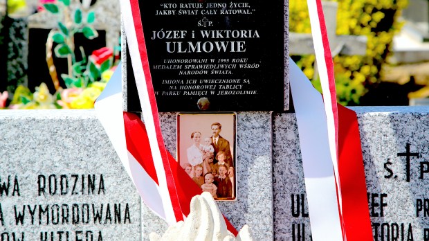 Ulma Family tomb in Markowa Cemetery in Markowa Poland